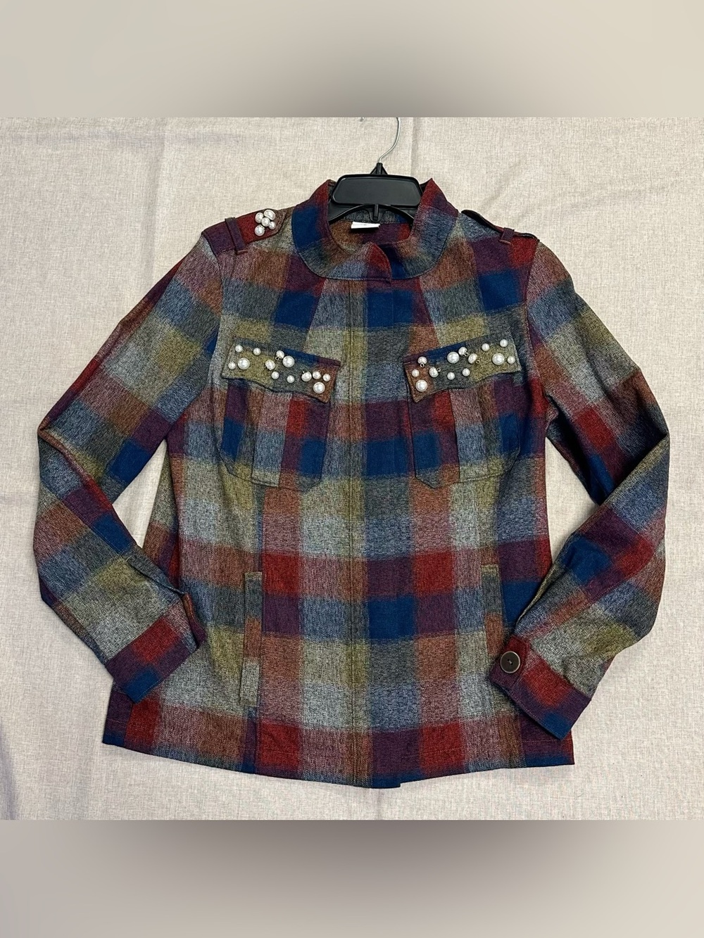 Cabi Plaid Jacket Size M Excellent condition